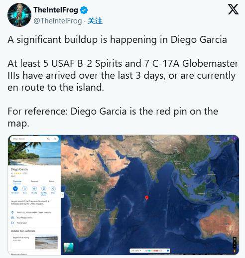 皇冠公司的代理怎么拿_剑指伊朗皇冠公司的代理怎么拿？卫星图像证实：美多架B-2轰炸机已集结“永不沉没的航母”