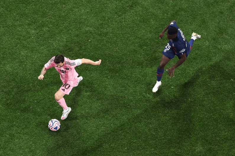 欧洲U21青年锦标赛2025_世俱杯-登贝莱复出梅西哑火 内维斯双响巴黎4-0迈阿密