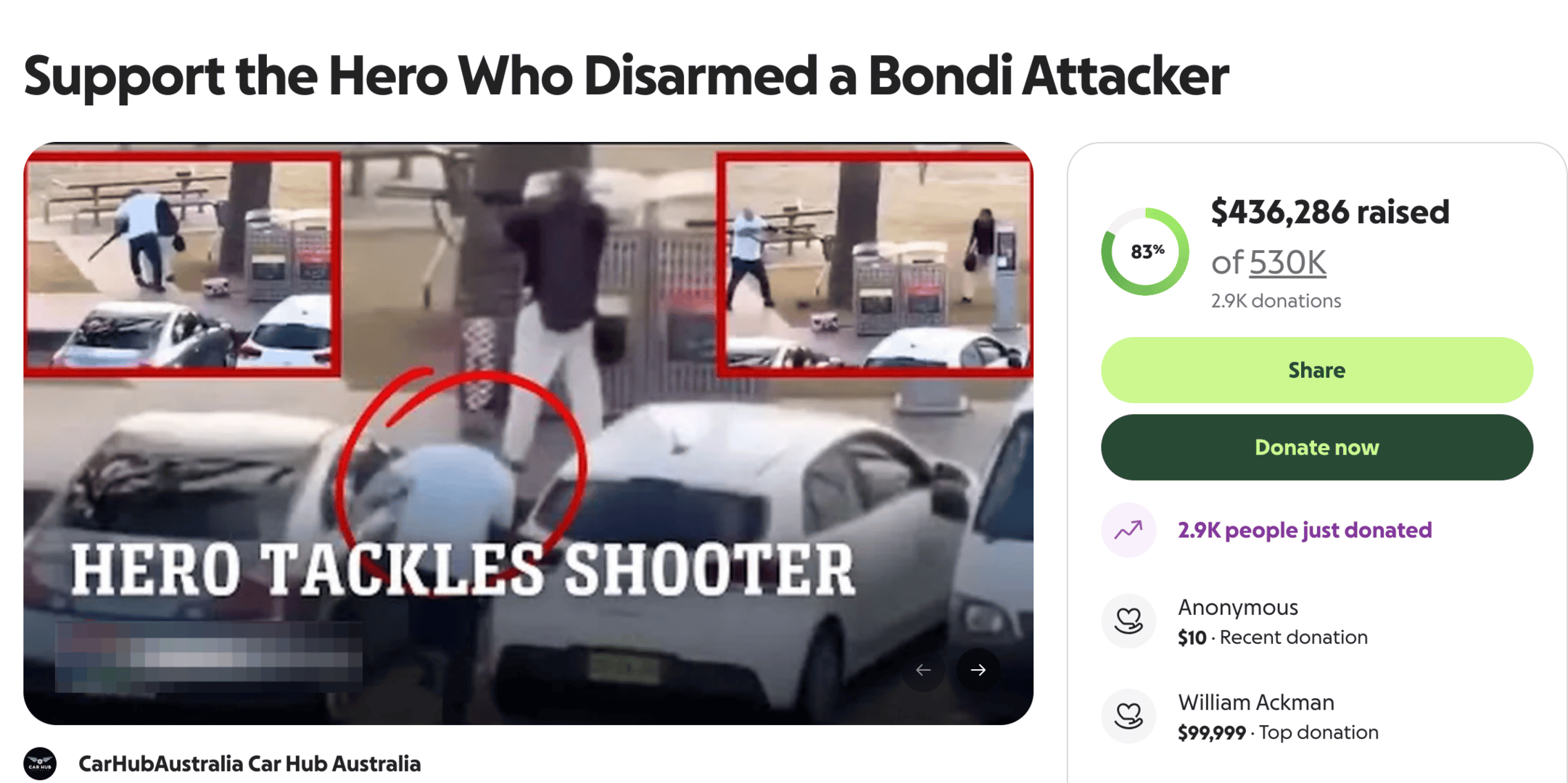 皇冠信用最新地址_澳枪击案空手夺枪男子系水果店老板皇冠信用最新地址，美亿万富翁捐近10万美元