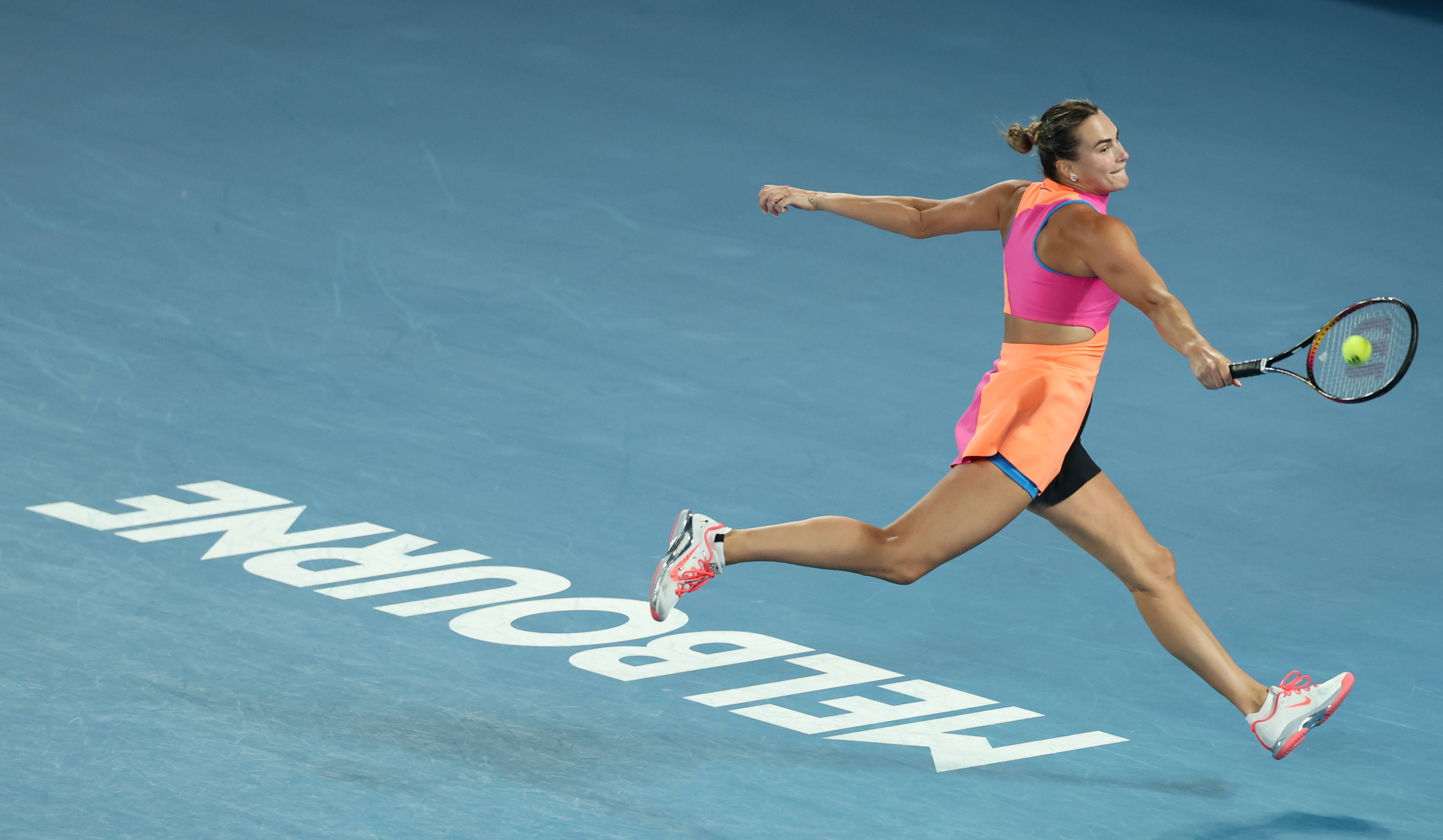 怎么申请皇冠信用网_（体育）网球——澳网女单决赛：莱巴金娜对阵萨巴伦卡